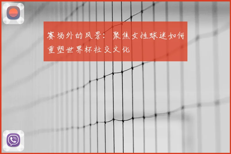 赛场外的风景：聚焦女性球迷如何重塑世界杯社交文化